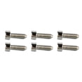thumbnail image 1 of 6PCS Guitar Hex Head Screws Double Tremolo Bridge Saddle String Locking Screw with Taper Tip Silver, 1 of 14