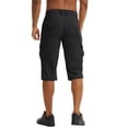 thumbnail image 3 of Summer Savings HOOMEUMY Men's Summer Lightweight Quick Dry Capri Hiking Pants with Pockets Stretch Relaxed Fit Outdoor Sports Shorts Black 12, 3 of 7
