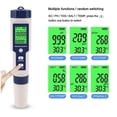 thumbnail image 5 of Pool Salt Tester, Digital Salinity Meter, High Accuracy 5 In 1 Salinity Tester for Salt Water,IP67 W, 5 of 5