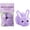 Purple, variant on Build a Bunny Easter Craft Kit, DIY Stuffed Rabbit Keychains, Cute Yarn Animal Theme