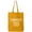 Gold, variant on Permanently Tired Cotton Canvas Tote Bag