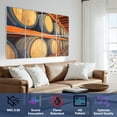 thumbnail image 3 of 8 Pack Art Acoustic Panels Sound Absorbing Oak barrels storage Whiskey Alcohol Industry Decorative Soundproof Wall Panels Self Adhesive for Nursery Game Room Bedroom 48"x32", 3 of 7