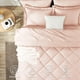 thumbnail image 2 of Juego de edredón CozyLux Queen con sábanas, 7 piezas, color rosa rubor, 2 of 8