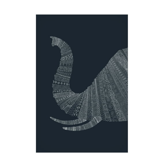 Trademark Fine Art Florent Bodart Elephant NAo4 Canvas Wall Art