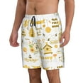 thumbnail image 2 of Naloa Farm Bee Cute Honey Men's Beach Shorts, Surfing shorts, Swim trunks, Quick Dry Swim Trunks for Surfing Beach Fun - Large, 2 of 9