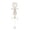 White, variant on Boho Macrame Wall Hanging Halloween Decorations Human Skeleton Tapestry 42 Inch Body Cute Skull Decoration Handmade Woven Fabric Wall Decor for Dorm Bedroom Living Room