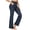 Dark Blue, variant on Endives Women's Fake Jeans Flared Trousers High Waist Jeggings Jeans Elastic Flared Pant For Leisure Sports With 2 Pockets