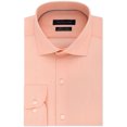 thumbnail image 1 of Tommy Hilfiger Mens Performance Button Up Dress Shirt, Orange, 17.5" Neck 32-33" Sleeve, 1 of 1