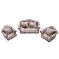 thumbnail image 2 of Sofá Moderno De En Miniatura - Sofá Para Muebles De - Decoración De Accesorios 1/12 Conjunto floral Hugo miniaturas de casa de muñecas, 2 of 2