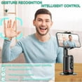 thumbnail image 4 of AimoStand – Built-in AI Camera Smart Auto-Tracking Phone Stand, Auto Face Tracking Phone Tripod, 360° Face & Body Tracking, Gesture Control, for Video Recording Streaming Vlog, 4 of 7