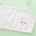 thumbnail image 5 of Girl Bra Training Bra Fit for 8-12Years Cotton Padded Cotton Breathable Cami Bra Elastic Shoulder Straps with Bralette Straps, 5 of 5