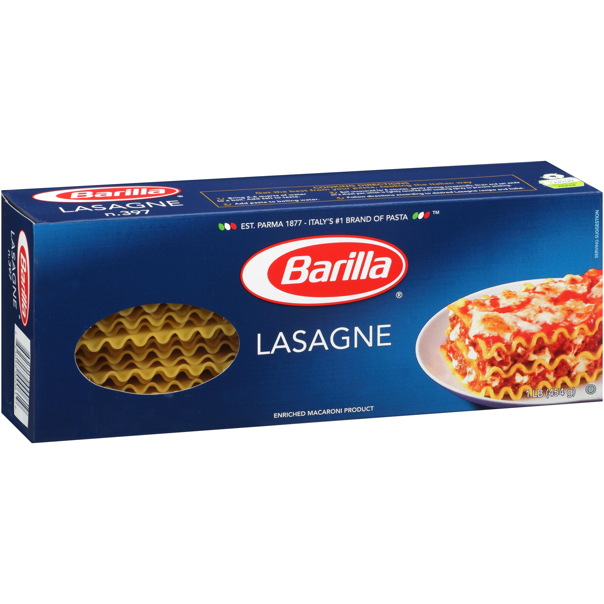 Barilla Lasagne Pasta, 16 Oz by Barilla America