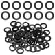 thumbnail image 1 of Uxcell 60-Pack M12 Arandelas Planas de Nylon 12mm ID 20mm OD 2mm Grosor Espaciador de Sellado Junta Anillo Negro, 1 of 6