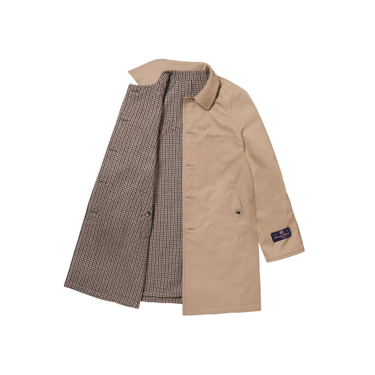 Supreme Men's Reversible Houndstooth Overcoat Tan, from StockX