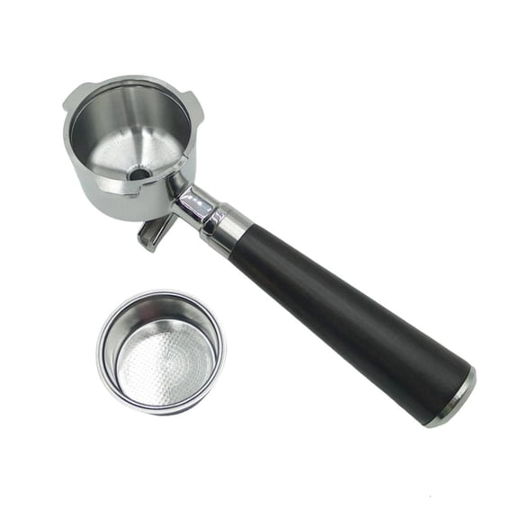 51mm Coffee Filter Holder with Bottom Three Ear Espresso Machine Portafilter