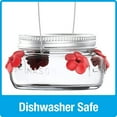 thumbnail image 7 of Nature's Way Bird Products Mason Jar Hummingbird Dish Feeder, 6 oz, 7 of 7