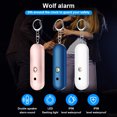 thumbnail image 4 of Yuarrent Llavero Alarma de seguridad Chica Correr Jogging Senderismo Supervivencia 130dB Sirena personal Linterna interior con hebilla Dispositivo de Electrodomésticos Blanco Yuarrent HA011527-03B, 4 of 6