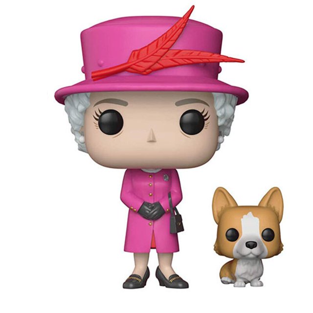 UK Elizabeth II #01 figura de acción muñecas juguetes figuras de vinilo regalos hola suerte unisex