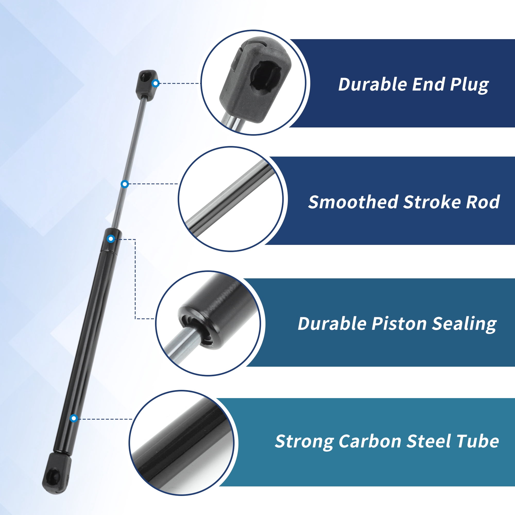 Unique Bargains No.21-16014-0 Hood Lift Supports Struts for Chevy Colorado for GMC Canyon 2023 2024 2025 Front Bonnet Gas Struts Springs Shocks