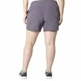 thumbnail image 3 of Mondetta Women's Woven Shorts (Purple Charcoal, XX-Large), 3 of 5