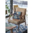 thumbnail image 4 of Amrita Sen Suede Zippered Pillow With Light Blue on Navy Finish CAIPL9FSDS18X18, 4 of 9