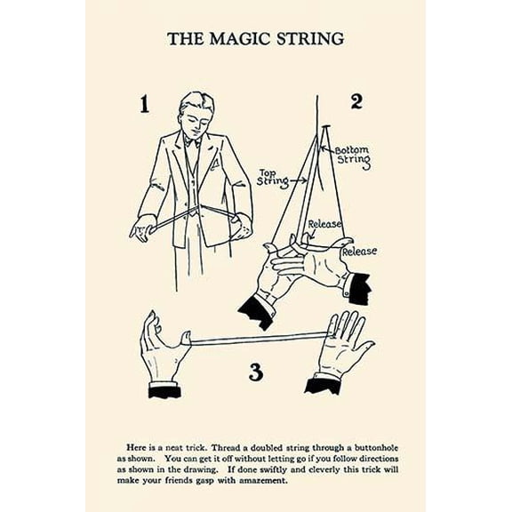 The Magic String-Fine Art Canvas Print (20" x 30")