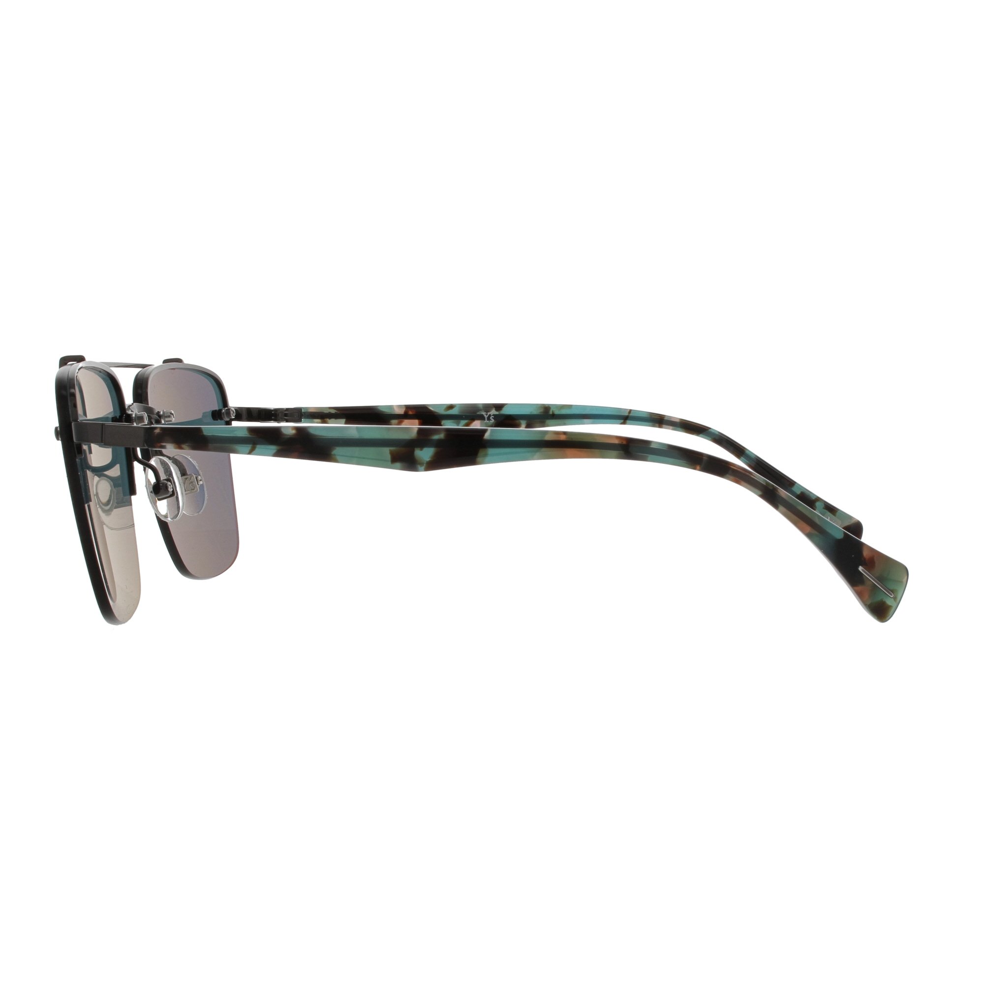 Unisex YOHJI YAMAMOTO-YS7001-900 Gunmetal Green, 54mm Lens  display picture 1