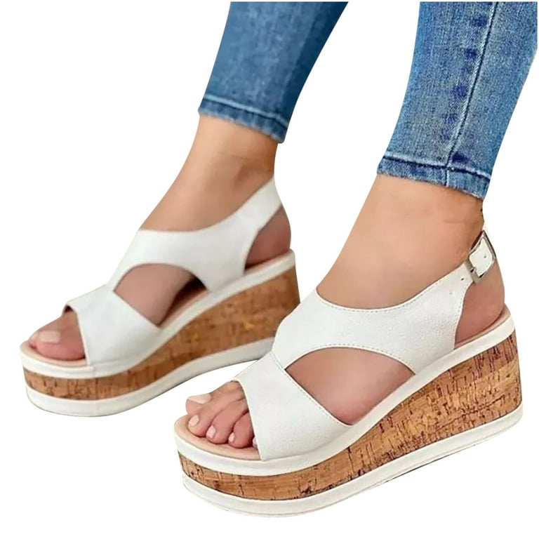 OAVQHLG3B Dress Sandals for Women Clearance Women s Sandals Beach