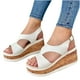 thumbnail image 4 of Sandalias de mujer Zapatillas de playa Plataforma de cuña de verano Soporte de arco Zapatos ortopédicos Wmkox8yii  nm9191, 4 of 4