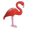thumbnail image 2 of Estatua de flamenco, figura de Animal, obra de arte, adorno creativo, arte de patio vívido, escultura de pájaro para decoración de césped, jardín Sharpla estatua de flamenco, 2 of 8