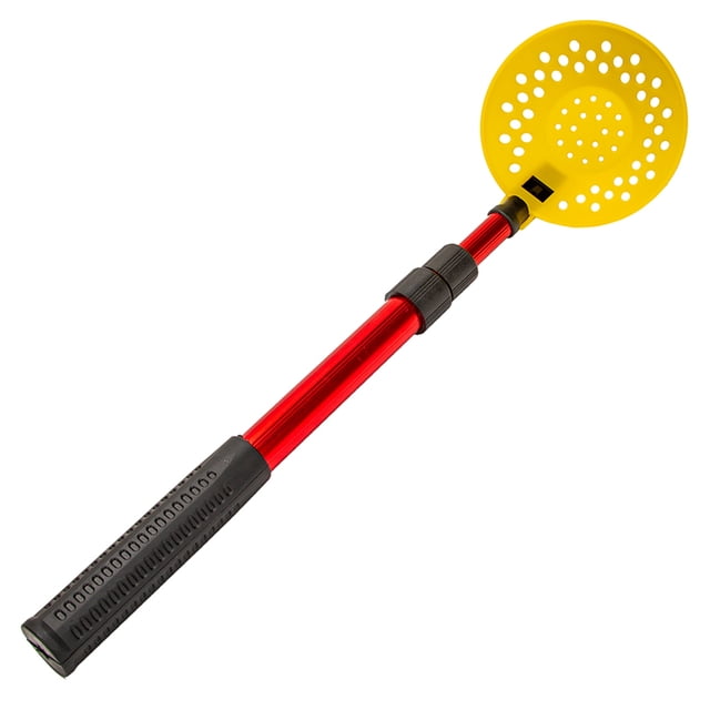 4uds. Cucharón de hielo para pesca, mango largo ajustable con orificios de drenaje para hielo de invierno