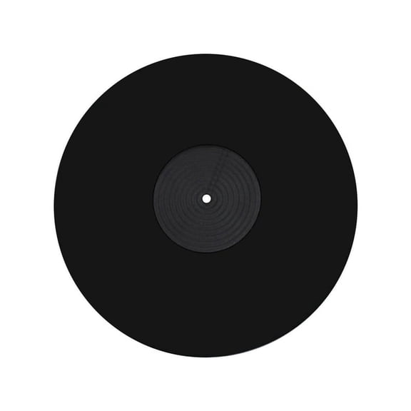 12inch Record Mat Vinyl Turntable Platter Mat Shock Absorbing Anti-Static Record Mat for Vinyl Record Players Black