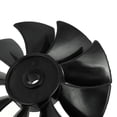 thumbnail image 3 of 1100W/1500W 135mm Diameter 9 Vane Air Compressor Replacement Fan Black, 3 of 5