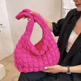 thumbnail image 1 of Bolso de nube plisado, moderno, para hombro, portátil, para hacer bolas de masa hervida, con capacidad para las axilas de algodón para mujer, 1 of 4