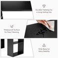 thumbnail image 5 of Giantex Computer Desk w/Bookcase, 48” Modern Compact Writing Desk, Reversible Study Workstation for Home, Office & Dorm, Easy Assembly, Black, 5 of 10