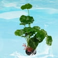 thumbnail image 3 of Vivid Aquarium Simulation Grass, Ceramic Simulation Aquarium Artificial Grass, For Fish, 3 of 8