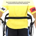 thumbnail image 4 of Sangle de Maintien, Sangle de Genou Réglable pour Fauteuil Roulant, Outil de Soins de Santé Noir pour Personnes Âgées, 4 of 8