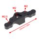thumbnail image 5 of Código del brazo delantero del automóvil RC Reemplazo resistente Piezas de modificación de accesorios Códigos de fijación prácticos Reemplazo de ajuste para Mini-T2.0 2WD Inevent FN001693-00, 5 of 5