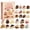 D, variant on Reduce!Cake Figurines Advent Calendar 24-Day Acrylic Collectible Gift Box