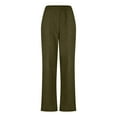 thumbnail image 4 of KIHOUT Women Pants Plus Size Women's Solid Pocket Corduroy Pants, 4 of 6