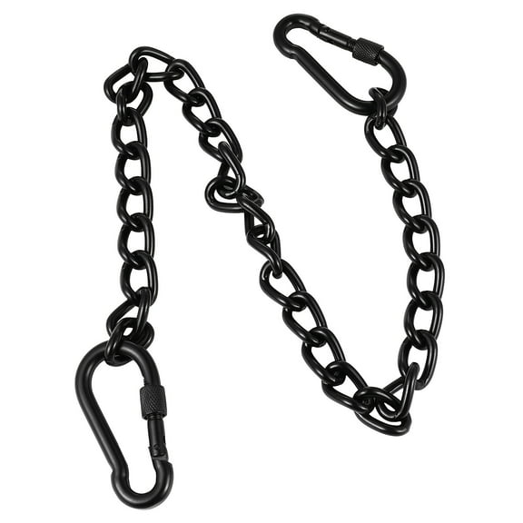 FUTUREORYY 1 Set Swing Chain for Swinging Chairs 66x1.5x0.4in Black High Hardness