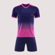 thumbnail image 2 of Odeerbi 4-16 Años Niños Verano Atletismo Trajes de Secado Rápido Deportes Correr Tops Pantalones Cortos Conjunto Transpirable Gradiente Manga Corta Top Shorts, 2 of 5