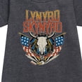 thumbnail image 2 of Lynyrd Skynyrd - Americana Steer Skull - Toddler & Youth Girls Fleece Dress, 2 of 4