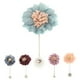thumbnail image 4 of Mujeres Hombres Flor Esmoquin Boutonniere Boda Ramillete Prom Solapa Pin Sombrero Broche Sunnimix Flor broche, 4 of 7