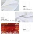 thumbnail image 5 of SKYSONIC 2 PCS Shining Christmas Trees Hand Towels with Hanging Loop for Bathroom and Kitchen, Hanging Band Towel - Kitchen Dish Cloth and Bathroom Hand Towels Set , 12"x17", 5 of 6