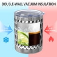 thumbnail image 2 of 12oz Tumblers Black Bigfoot Pattern Vacuum Insulated Stainless Steel Travel Tumbler Cups Mug with Lid and Straw for Beer,Coffee,Beverages with Cleaning Brush for Cold & Hot Drinks, 2 of 5
