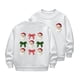 thumbnail image 2 of Cowsor Girls Sweatshirts Kids Cute Graphic Crewneck Pullover Tops Xmas Long Sleeve Holiday Shirts, 2 of 5