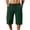 Dark Green, variant on Wrtxtat Men's Workout Running Shorts Summer Athletic Below Knee Capri Shorts with Pockets Drawstring Waist Summer Exercise Fitness Cycling Climbing Shorts,Reflective Stripe Shorts Dark Green M
