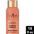 thumbnail image 3 of SheaMoisture Moisturizing Body Wash for Women Glowing Radiance Coconut Hibiscus, 18 oz 1 count, 3 of 12