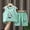 Green, variant on HUAXUN Toddler Boys Clothes Summer Short Set Outfit Summer Clothing Sets Crew Neck Sweatshirt Pants 2pcs Little Boy Tops and Trousers Set Boys Comfortable Playwear Daily Wear